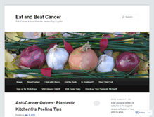 Tablet Screenshot of eatandbeatcancer.com